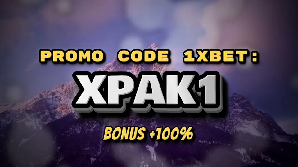 How to use the 1xBet promo code XPAK1 in Pakistan for a 100% first deposit bonus